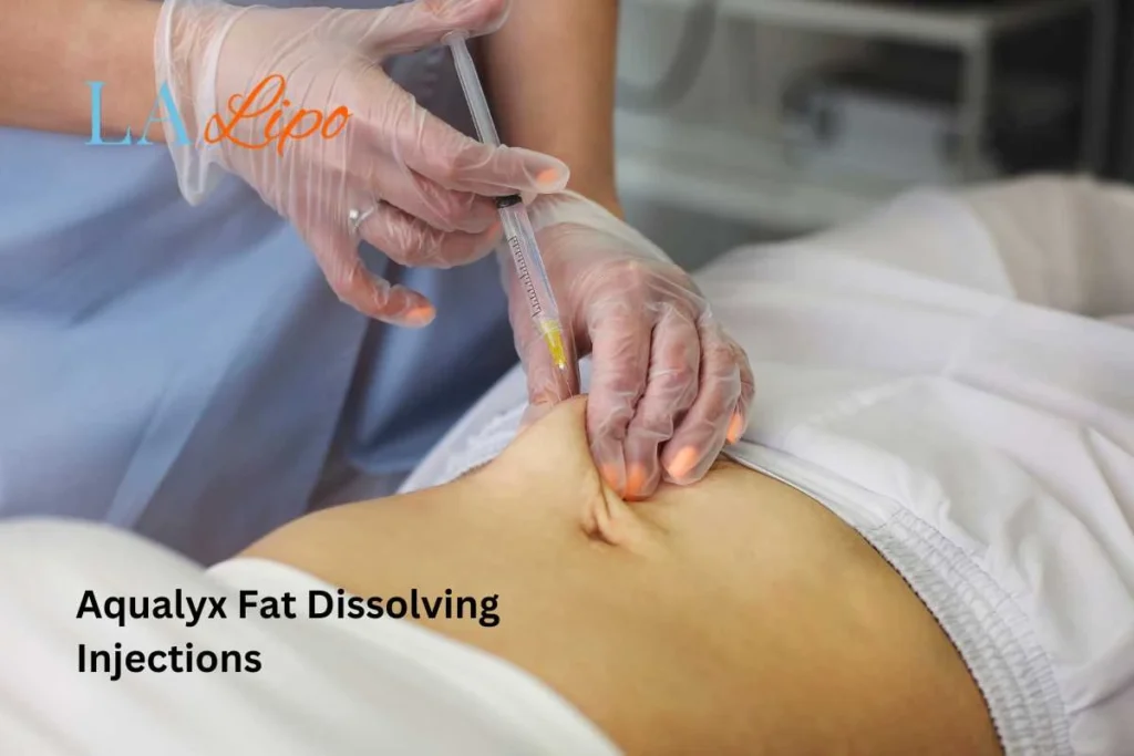 woman having fat dissolving injections Sutton on Trent in the stomach
