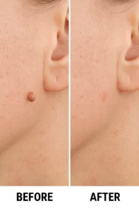 Skin tags removal Sutton on Trent before and after