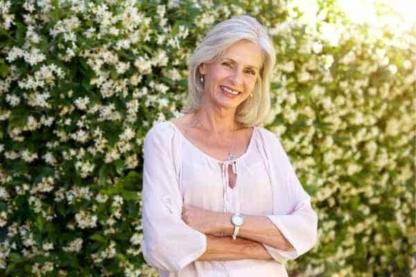 Older woman happy with urinary incontinence treatment Sutton on Trent